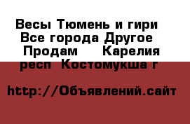 Весы Тюмень и гири - Все города Другое » Продам   . Карелия респ.,Костомукша г.